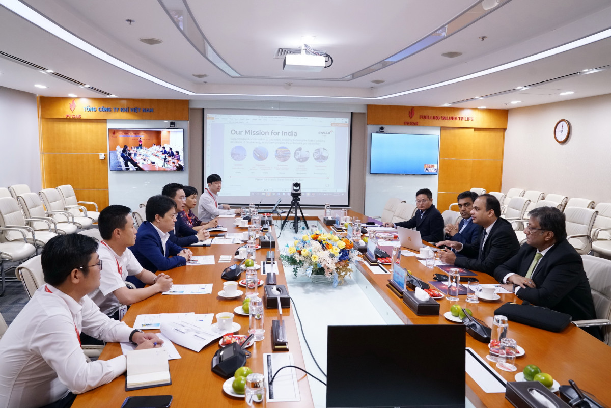 Cooperation in many gas fields is the desire of prestigious gas companies in the world when visiting and working with PV GAS