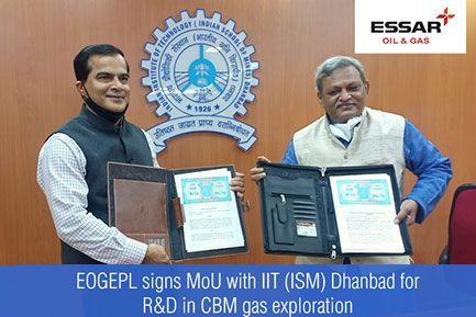 Essar signs MoU with IIT (ISM) Dhanbad for R&D in CBM gas exploration